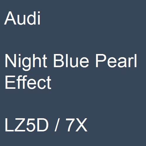 Audi, Night Blue Pearl Effect, LZ5D / 7X.